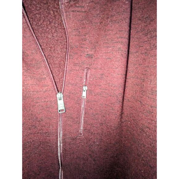 Swiss Tech Mens Maroon Full Zip Jacket Size 2XL Made in Jordan - Picture 8 of 10